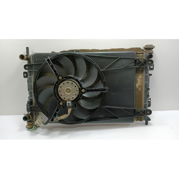 Radiador Com Ventoinha Ford Fiesta 2003 Á 2012 (com Detalhe)