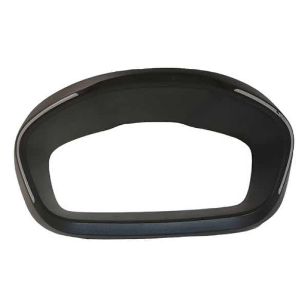 Moldura Painel Instrumentos Renault Kwid 2018 A 2022 Cinza-escuro