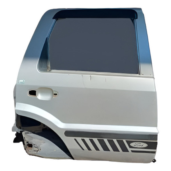 Porta Traseira Direita Ford Ecosport Xls 1.6 Freestyle 2003 Direita Traseira Prateado