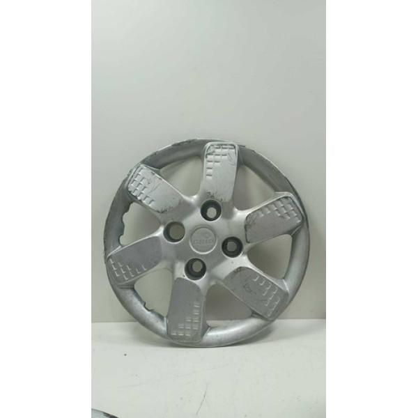 Calota Aro 13 Fiat Uno Way 2013 (com Detalhe) Cinza