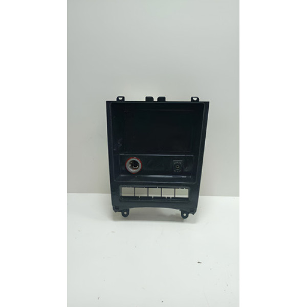 Acabamento Painel Porta Objetos Volkswagen Jetta 2014 Preto