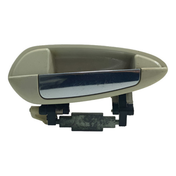 Maçaneta Externa Traseira Esquerda Fiat Punto 2008 Á 2017 Branco Traseira