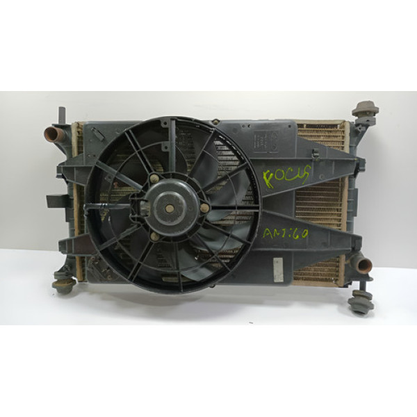 Radiador Com Ventoinha Ford Focus 1.6 2001 A 2007