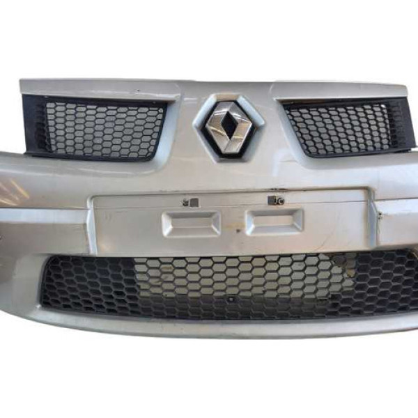 Parachoque Dianteiro Renault Sandero 2009 Á 2010 Cinza