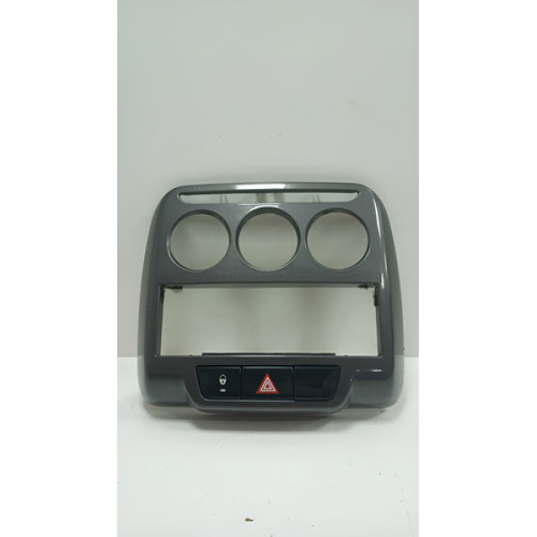 Moldura Botão Comando Do Ar Citroen C3 2013 Á 2017 Cinza