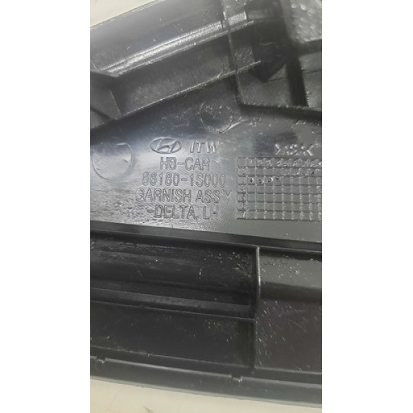 Moldura Retrovisor Lado Esquerdo Hb20 2016 A 2017 Preto
