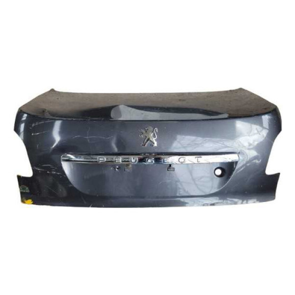 Tampa Traseira Peugeot 207 Passion 2009 Á 2012 Com Detalhe Cinza