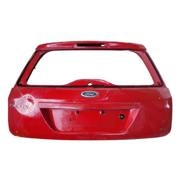 Tampa Traseira Ford Fiesta 1.6  2007 Vermelho