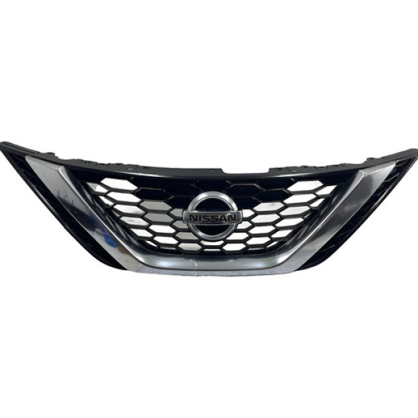 Grade Dianteira Nissan Sentra 2017 Á 2018 Prateado Brilhante
