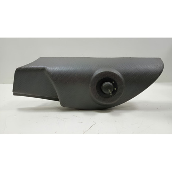 Acabamento Interno Esquerdo Do Retrovisor Fiat Siena 2013 Cinza
