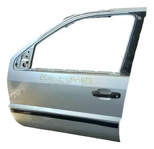 Porta Dianteira Esquerda Ford Ecosport 2010 Prata Detalhe Dianteira Esquerdo Prata